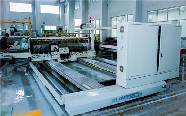 玻璃直线双边磨边机